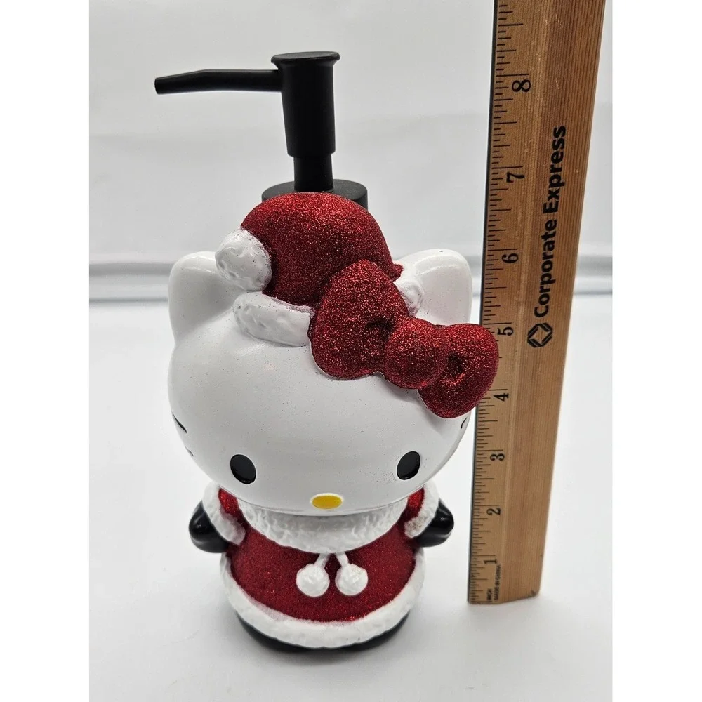 Hello Kitty Christmas Soap Dispenser Sanrio Mrs Claus Glitter Holiday‎ JFA80-07